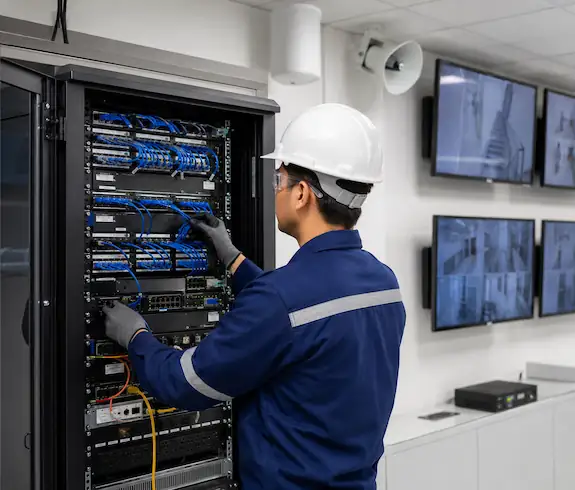 Mantenimiento de sistemas de telecomunicaciones megafonía televisión y cableado estructurado